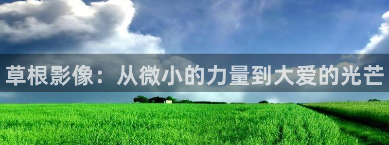 草民神马电影院：草根影像：从微小的力量到大爱的光芒