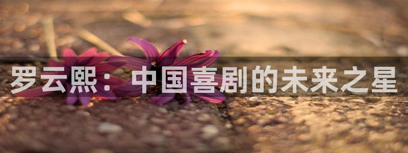 神马电影院草民网：罗云熙：中国喜剧的未来之星
